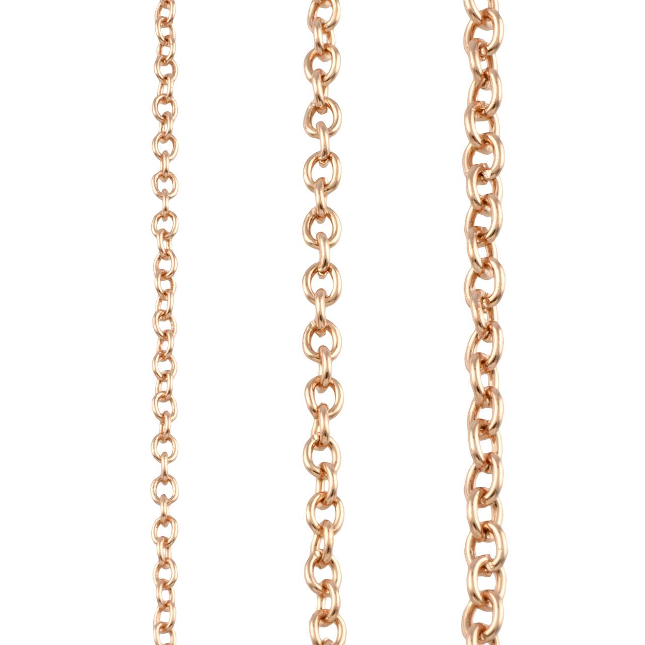 6 Packs: 3 ct. (18 total) 14K Gold Plated Cable Necklace Set by Bead Landing™